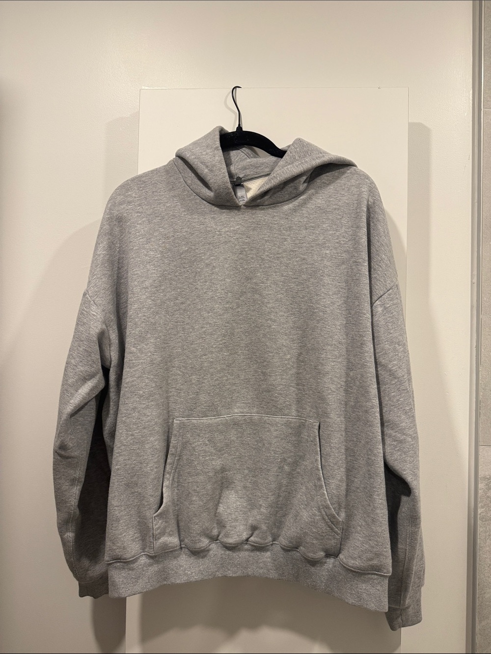 SKIMS Heather Gray Oversized Pullover Hoodie
